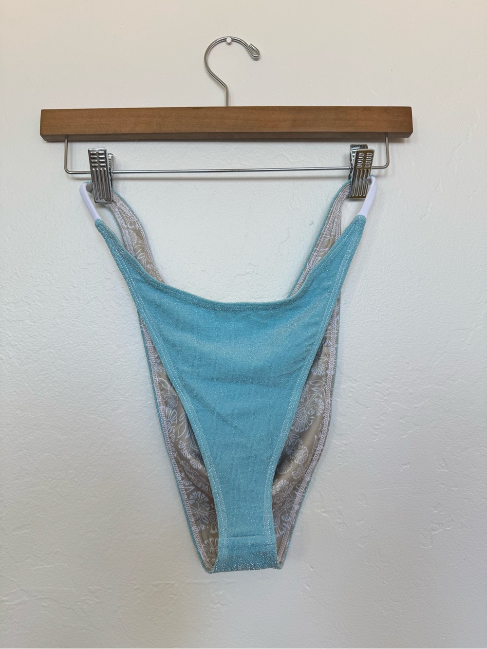 NWOT Free People free-est Lurex Sydney Crop Bikini Set “Tropical Breeze” - Picture 8 of 12